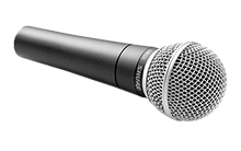 Microphone hire Shure Sennheiser